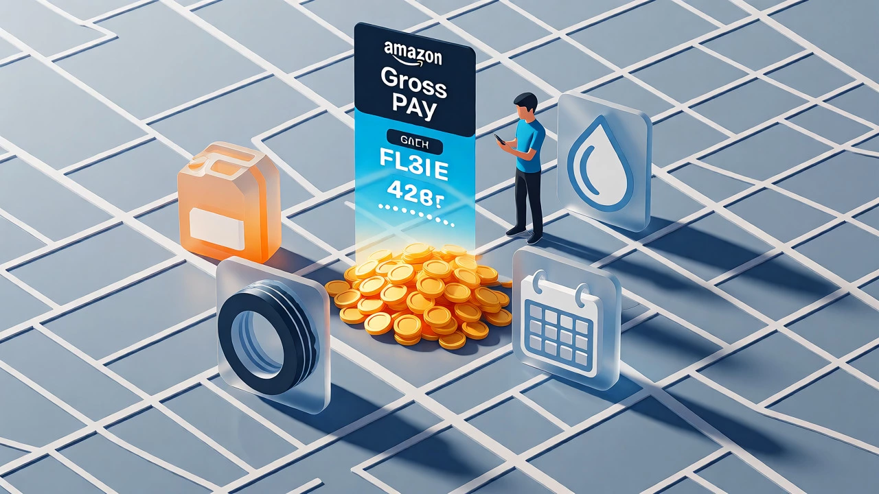 3D illustration of gig economy cost breakdown and hidden expenses